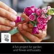 Botanical Collection Flower Bouquet Building Set | https://www.bestnamebadges.com