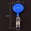 Retractable Badge Holder with Slip Clip | https://www.bestnamebadges.com