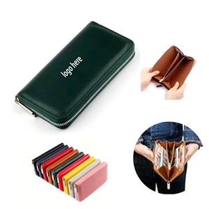 Leather Long Wallet