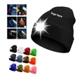 LED Light Winter Knitted Hat Cap | https://www.bestnamebadges.com