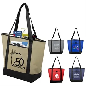 Convention, Corporate, Travel and Beach Tote Bag | https://www.bestnamebadges.com
