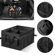 Collapsible Car Trunk Organizer with Cover | https://www.bestnamebadges.com