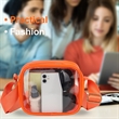 Stadium Approved Transparent PVC Crossbody Bag | https://www.bestnamebadges.com