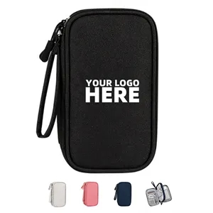 Double Layer Data Cable Storage Bag
