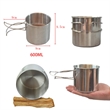304-Food-Grade Stainless Steel Camping Cups with lid | https://www.bestnamebadges.com