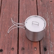 304-Food-Grade Stainless Steel Camping Cups with lid | https://www.bestnamebadges.com