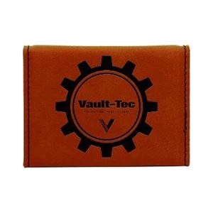 Rawhide Leatherette Business Card Holder