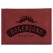 Rose Leatherette Business Card Holder | https://www.bestnamebadges.com