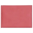 Pink Leatherette Business Card Holder | https://www.bestnamebadges.com