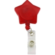 Star Shaped Retractable Badge Reel w/ Belt Clip backing | https://www.bestnamebadges.com