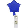 Star Shaped Retractable Badge Reel w/ Belt Clip backing | https://www.bestnamebadges.com