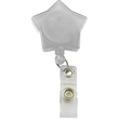 Star Shaped Retractable Badge Reel w/ Belt Clip backing | https://www.bestnamebadges.com