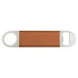 Rawhide Leatherette Bottle Opener | https://www.bestnamebadges.com