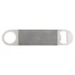 Gray Leatherette Bottle Opener | https://www.bestnamebadges.com