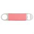 Pink Leatherette Bottle Opener | https://www.bestnamebadges.com