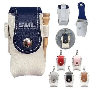 Custom Portable Ultra Light PU Golf Pouch Bag