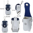 Custom Portable Ultra Light PU Golf Pouch Bag | https://www.bestnamebadges.com