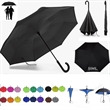 27 Inches Inversion Auto Close Golf Umbrella | https://www.bestnamebadges.com