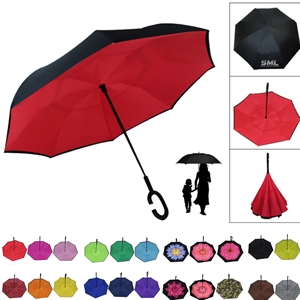 Custom 23 Inch Automatic Inverted Umbrella
