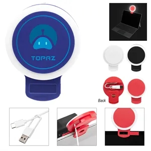 Reach Retractable Ring Light | https://www.bestnamebadges.com