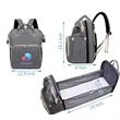 Diaper Bag Backpack with Changing Station | https://www.bestnamebadges.com