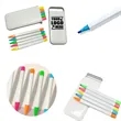 Blossom Colorful Ballpoint Pen Highlighter Set | https://www.bestnamebadges.com