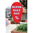 Bubble Banner Double Sided Print A-Format | https://www.bestnamebadges.com