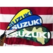 Clippy Wing Flag KIT (Hardware + Double Side Print) | https://www.bestnamebadges.com