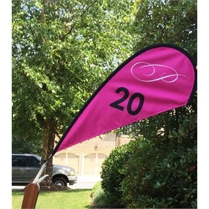 Clippy Wing Flag KIT (Hardware + Double Side Print)