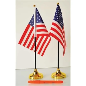 Economic Table Flags. Single Reverse Kit 4"x6"
