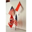 Suction Cup Stick Flag. 2 Angle Option Included. | https://www.bestnamebadges.com