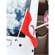 Suction Cup Stick Flag. 2 Angle Option Included. | https://www.bestnamebadges.com