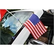 Suction Cup Stick Flag. 2 Angle Option Included. | https://www.bestnamebadges.com
