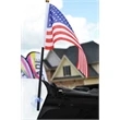 Suction Cup Stick Flag. 2 Angle Option Included. | https://www.bestnamebadges.com