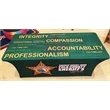 Table Cloth Stretch Fit  (Top & 4 Sides fully printed) | https://www.bestnamebadges.com