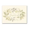 Gratitude Greenery Thanksgiving Card | https://www.bestnamebadges.com