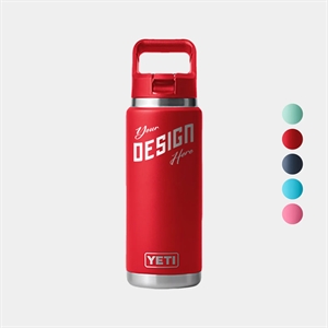 26 Oz YETI® Rambler Stainless Steel Insulated Water Bottle | https://www.bestnamebadges.com