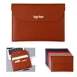 PU Leather Document Pouch | https://www.bestnamebadges.com