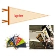 Custom Triangle Felt Flag | https://www.bestnamebadges.com