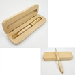 Bamboo Ballpoint Pen Set | https://www.bestnamebadges.com