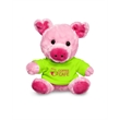 7" Plush Pig With T-Shirt | https://www.bestnamebadges.com