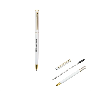Metal Ballpoint Pen W/ Custom Logo Imprint