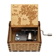 Retro Hand Crank Crafts Wooden Music Box | https://www.bestnamebadges.com