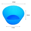Silicone Muffin Cups | https://www.bestnamebadges.com