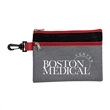 7" W x 5" H Mesh Zipper Pouch | https://www.bestnamebadges.com