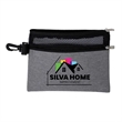 7" W x 5" H Mesh Zipper Pouch | https://www.bestnamebadges.com