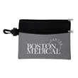 7" W x 5" H Mesh Zipper Pouch | https://www.bestnamebadges.com
