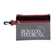 7" W x 5" H Mesh Zipper Pouch | https://www.bestnamebadges.com