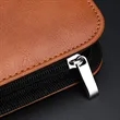 A5 Zippered Business Portfolio Notebook Bag with Calculator | https://www.bestnamebadges.com