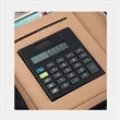 A5 Zippered Business Portfolio Notebook Bag with Calculator | https://www.bestnamebadges.com